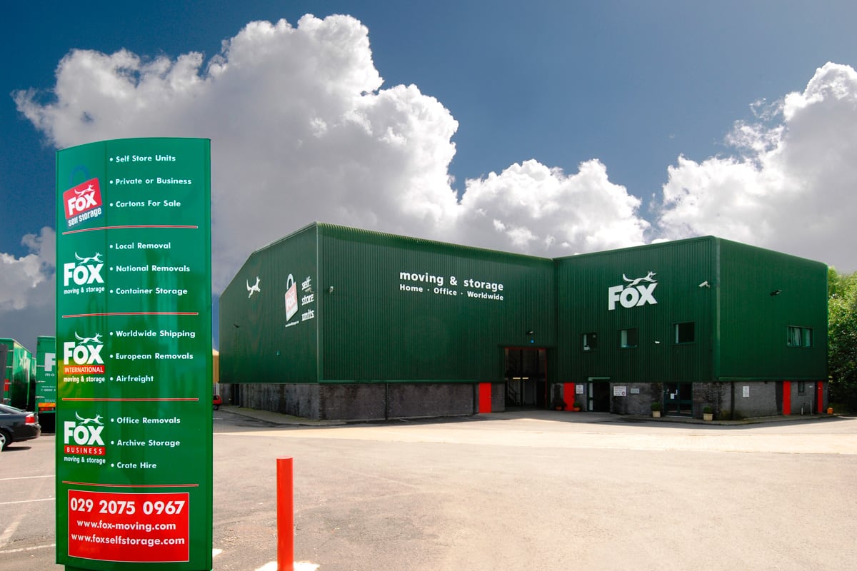 fox moving and storage cardiff branch