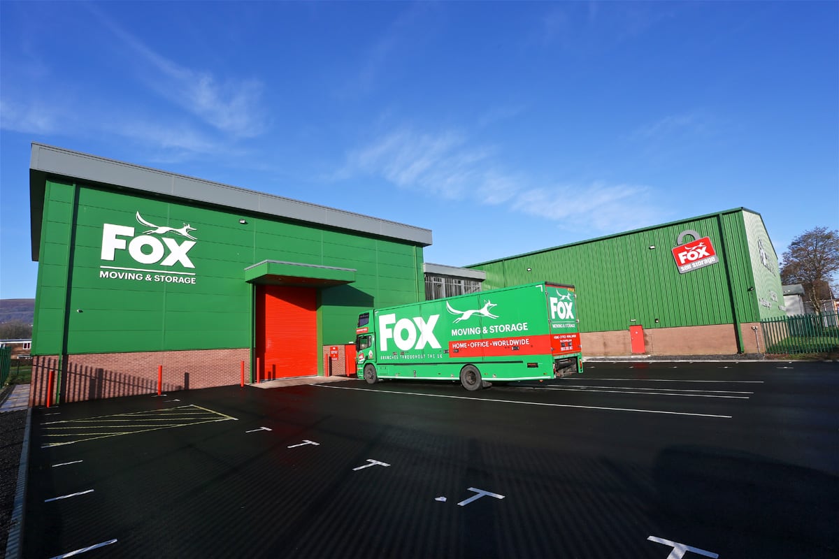 fox moving and storage head office in cwmbran