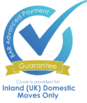 bar advanced payment guarantee, cover is provided for inland (uk) domestic moves only logo