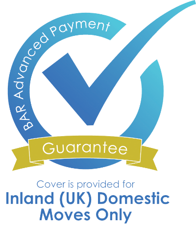 bar advanced payment guarantee, cover is provided for inland (uk) domestic moves only logo