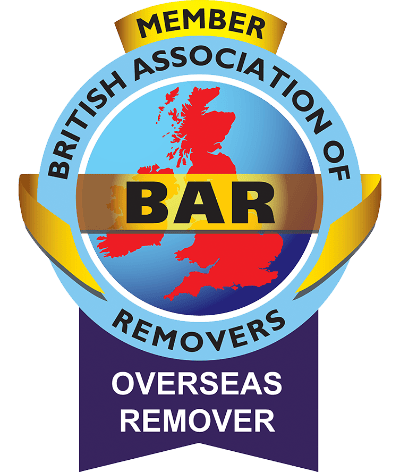 member of british association of removers (bar) overseas remover logo
