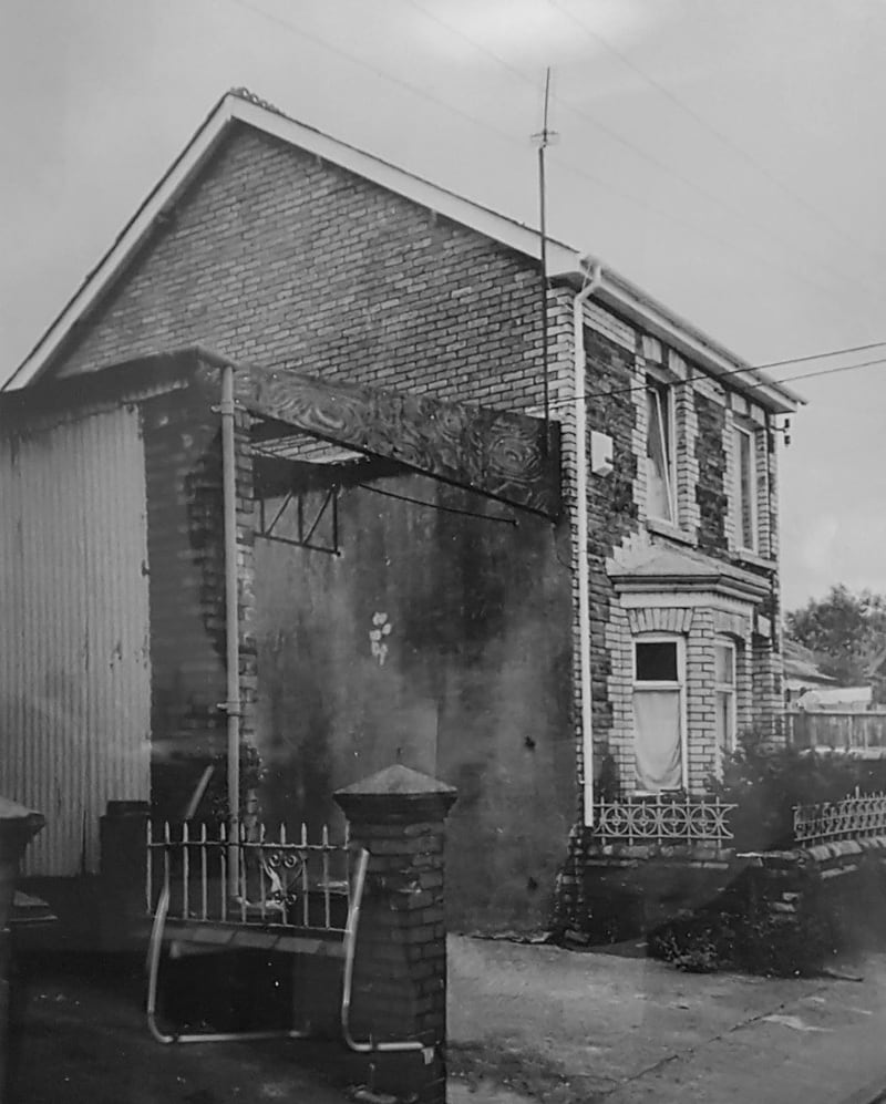 the terraced house home of J.G. Stephens of Griffithstown which fox moving and storage founder Roy Fox bought in 1971