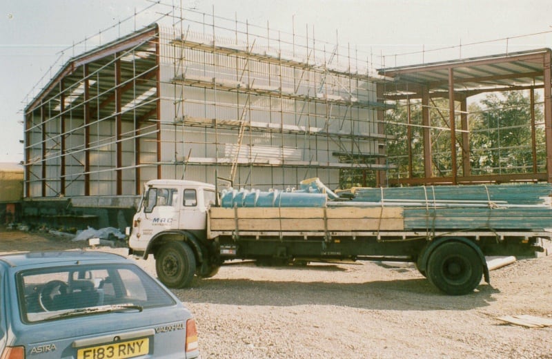 construction of fox moving and storage's llanishen warehouse